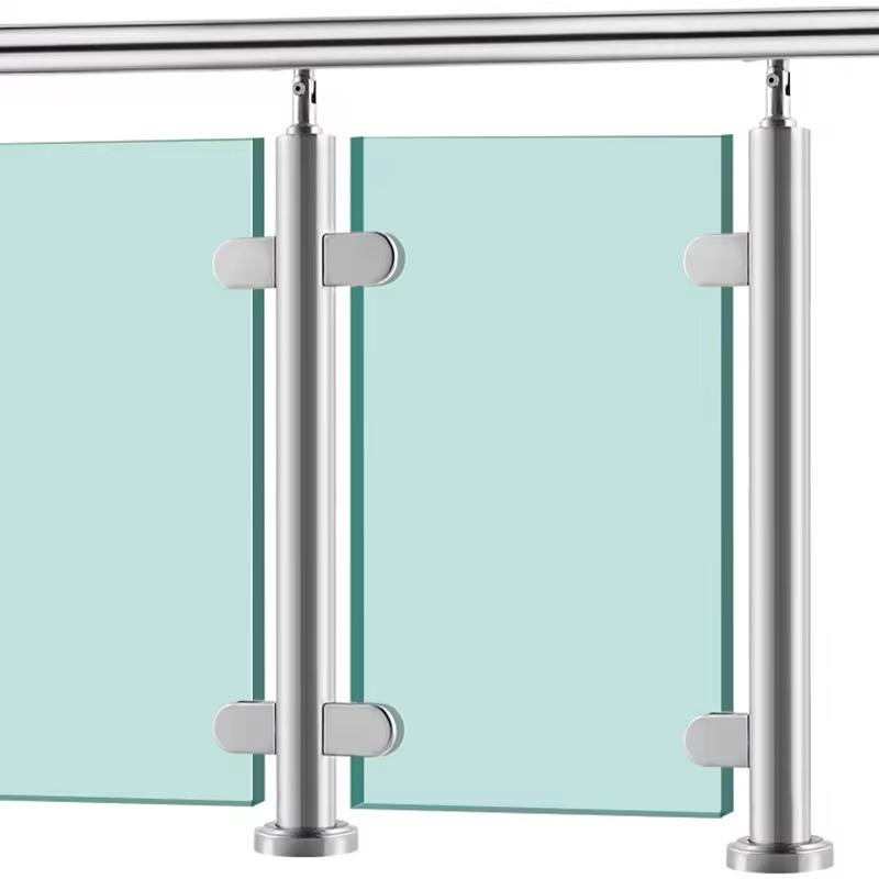 Glass Deck Railing China Supplier Modern Indoor Outdoor Glass Railing Balustrades Handrails for Stair and Balcony