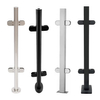 Stainless Steel Railings Balcony Glass Profile Holding Railing with Clip Glass Clamp Bracket Holder