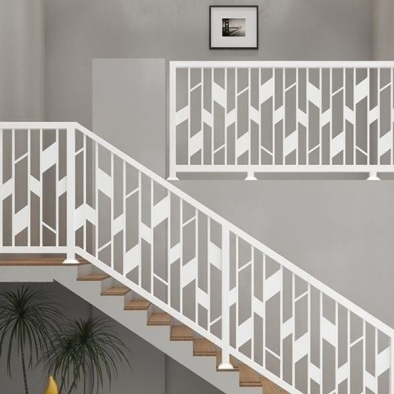 Modern Solid Wood & Stainless Steel Staircase Handrail and Balcony Guardrail for Hotels Villas Self-Built Houses