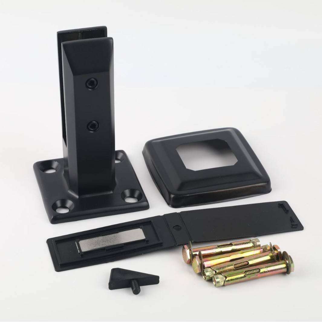 Glass Balustrade Pool Fencing Square Adjustable Spigot