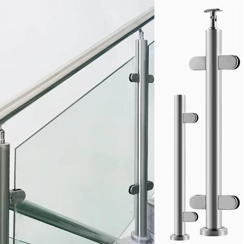 Outdoor Balcony Railing Glass Balustrade Fittings Prices Handrail
