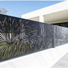 Modern Design Laser Cut Aluminum Fence Panels New Villa and Swimming Pool Garden Decorative Metal Screen for Mall Applications