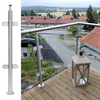 Factory Price Stainless Post Frameless Handrail Balcony Terrace Balustrade Fence Guardrail Fiber Glass Railing