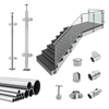 Factory Stainless Steel Glass Railing System 304 316 Stainless Steel Handrail Glass Railing Fittings