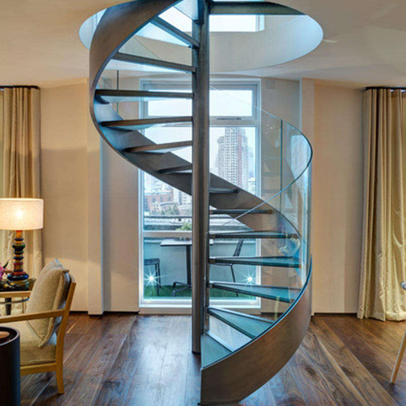 Steel or Stainless Steel Spiral Step Staircases Portable the Simple Thin Short Round 4 5 8 9 10 12 36 Foot Spiral Staircase