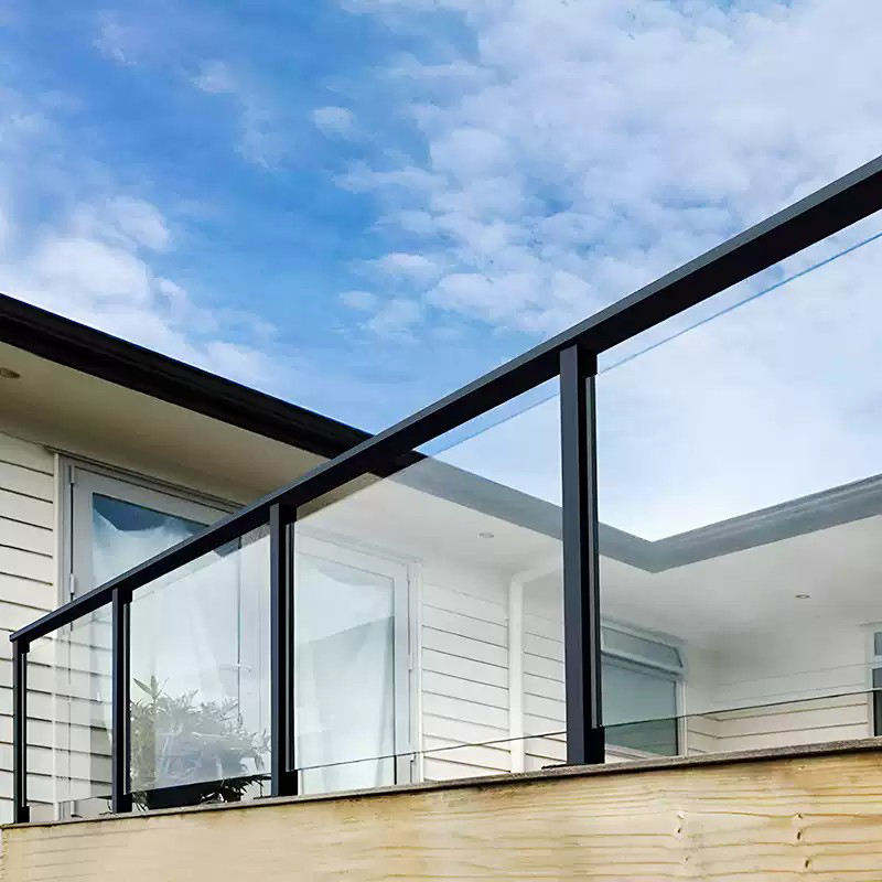 Hot Selling Porch Glass Railing Stainless Steel Balustrade Balcony Balustrades Handrails Glass Railing
