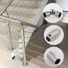 Stainless Steel Balcony Railings Outdoor Weather Resistant Safety Guardrail Villa Apartment Iron Balcony Railings Designs