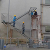 International Standard Exterior Prefabricated Mild Steel Stairs /outdoor Metal Fire Escape Stairs