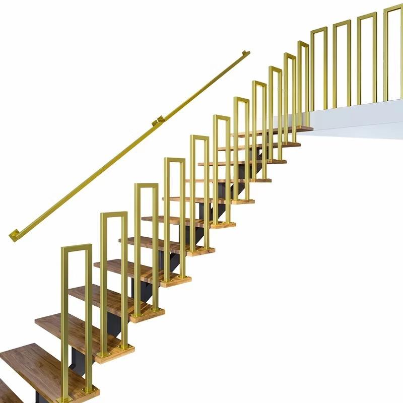 Modern Glass Balustrade Steel Components DIY-Friendly Indoor/Outdoor Staircase Railings