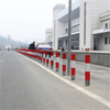 Fixed Removable Steel Reflective Delineator Posts High-Intensity Prismatic Traffic Separation Warning Posts for Parking Lots