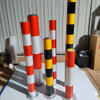 OEM/ODM High Visibility Metal Safety Bollards High-Intensity Prismatic Reflective Anti-Ramming Driveway Roadway Safety Barrier