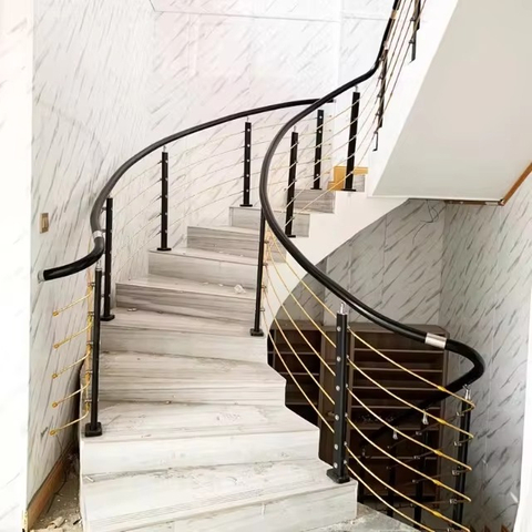 Modern Stainless Steel Cable Railing Systems Balcony Designs Wire Rope Balustrades