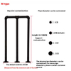 Factory Supply Stair Railing Flowers Balustrades Handrails Stair Railings Indoor Metal Stair Railing