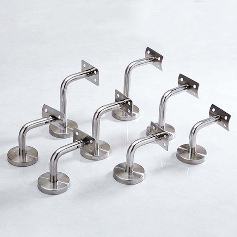 Support Hand Rail Stair Railing Guardrail Accessories Stainless Steel Handrail Bracket Wall Mounted Bracket