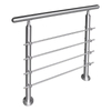 Modern Iron Railing Designs Contemporary Style Safety Guardrail for Balcony Stair Heavy Duty Rustproof Railing