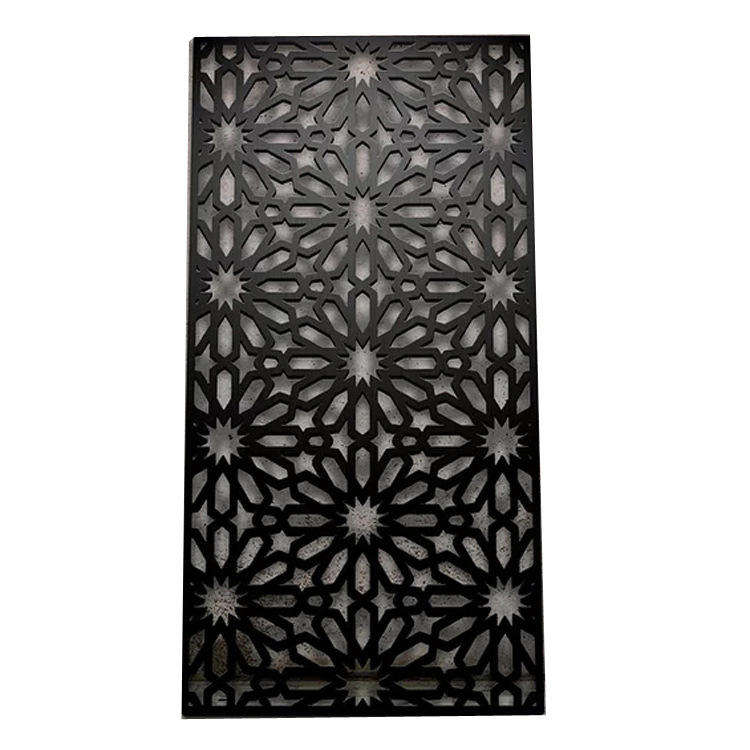 Building Facade Cladding Board Stainless Steel Carved Sheets Laser Cut Wall Panel Decoration Panel Modern Aluminum Alloy
