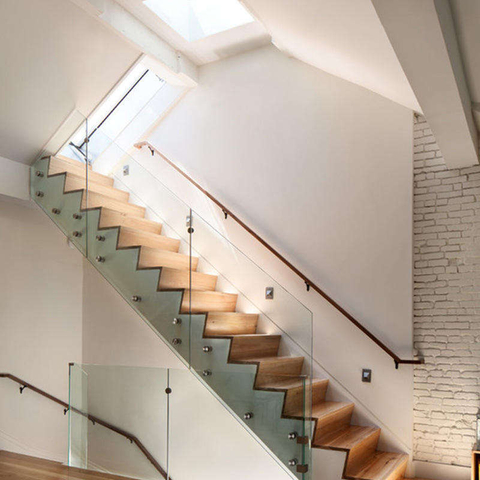 Manufacturer Custom Color Powder Coated Staircase for Apartment Straight Staircase Modern Design - ID 1601799773553