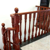 Manufacturer Direct Sales Classic Arc Stair High Quality Solid Wood Indoor Staircase for Villa & Hotel Use