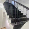 Custom Sizes Modern Classic Stair Railing Metal Handrails Modern French Style Brass Aluminum Stair Balusters