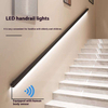 Low Moq Customized Stainless Steel Handrail Led Light Spotlight Balustrade Stair Railing