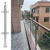 Glass Balustrade Balcony Stainless Steel Baluster Glass Railing