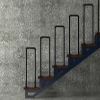 Industrial Malleable Iron Hand U-shaped Railing Pipe U Handrail for Stairs Porch Garden Loft Corridor Indoor Outdoor