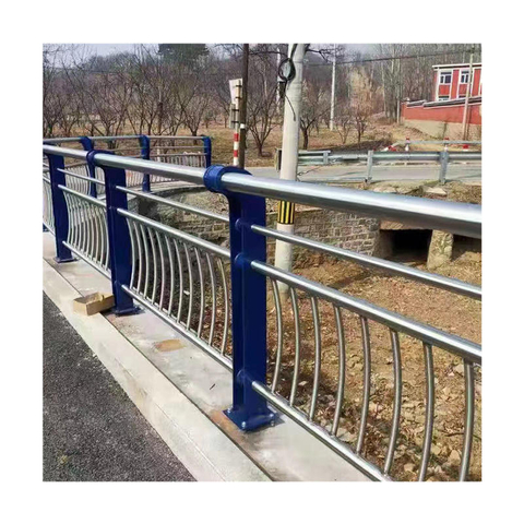 Customized Stainless Steel Traffic Barrier Landscape Safety Guardrail for Bridge and River Safe Isolation