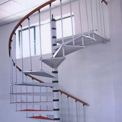Direct Factory Best Price Modern Style Round Rod PVC Handrail for Spiral Stairs Solid Wood for Indoor Hotel Use - ID 1601823332479