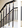 Custom Sizes Modern Classic Stair Railing Metal Handrails Modern French Style Brass Aluminum Stair Balusters