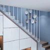 Modern Luxury Stainless Steel Stair Railings with Balusters and Handrail-Easy Installation