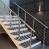 Professional Manufacture Cheap Price Easy Install Balcony Outdoor Railing Stainless Tube Railing Balustrade Aluminium