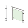 Top Sell Large Quantities Stainless Steel Pillars Balcony Handrail Glass Pillars Glass Railing