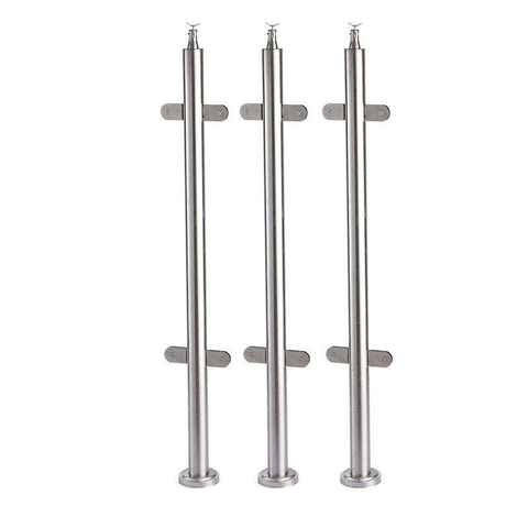 Most Purchased 316 Stainless Steel Glass Balustrade Deck Post External Balcony Railing