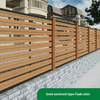 Outdoor Aluminum Alloy Balcony Guardrail Home Terrace Fence Armrest Railing Villa Privacy Grid Fence Courtyard Chemical Pressure