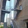 Industrial Outdoor Staircase Metal Stairs Non-Slip Carbon Fire Escape Steel Staircase
