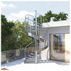 Custom Steel Spiral Staircase for Indoor and Outdoor Projects
