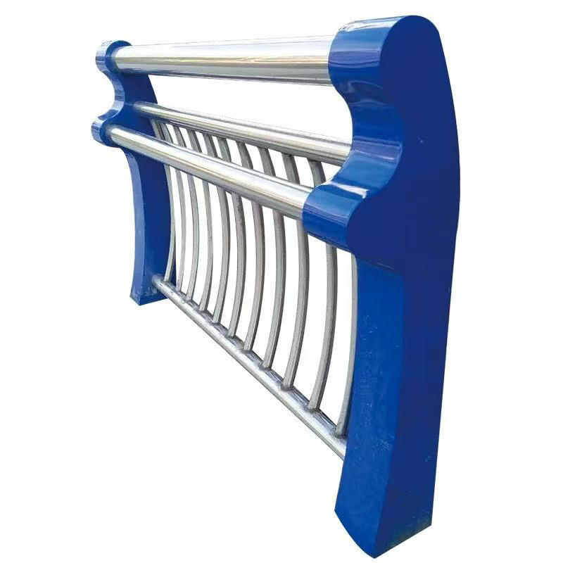 Cheap Price High Strength Engineer Grade Reflective Safety Railing Stainless Steel Fence Bollard Guardrail
