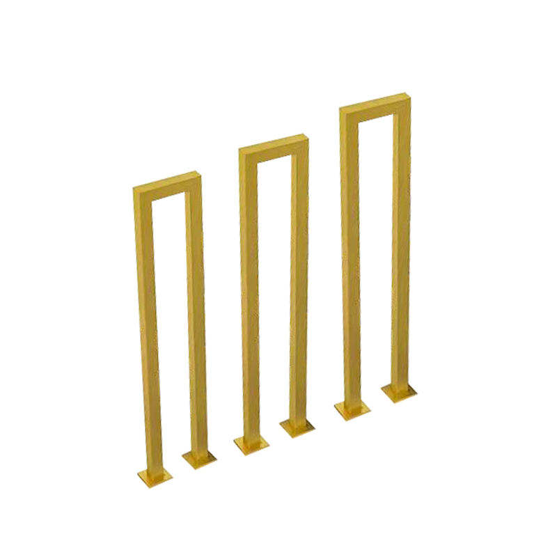 Hot Sale Golden Steps Banister Hand Rail Safety Grab Rail Stair Railing Indoor With Support Kit