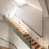 Manufacturer Custom Color Powder Coated Staircase for Apartment Straight Staircase Modern Design - ID 1601860452161