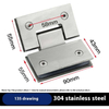 Shower Cabinet Window Door Furniture Hinges 304 Stainless Steel Wall to Glass Hinge Glass Door Shower Hinge