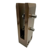 Glass Stainless Steel 304 Satin Black Silver Mirror Side Mounted Glass Railing Spigot