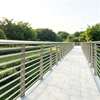 Factory Direct Stainless Steel Bollard Guardrail with Engineer Grade Reflective Wholesale Lighted Balustrade