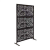 Metal Privacy Screen Fence Decorative Panel Wall Art Outdoor Indoor Privacy Screen for Outdoor Garden Backyard Balcony
