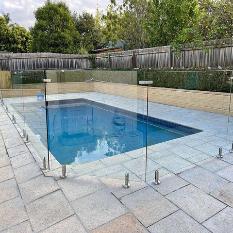 Hot Sales Stair Post Handrail Terrace Balustrade Fence Balcony Glass Railing