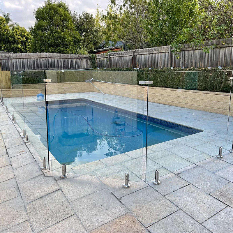 Hot Sales Stair Post Handrail Terrace Balustrade Fence Balcony Glass Railing