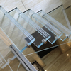 One Stop Service Tempered Laminated Glass Staircase Floating Staircase Safety Glass Railing Stairs