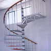 Low Price Outdoor Spiral Staircase Black Surface Easy to Install Rotating Staircase - ID 1601790801263