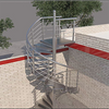 Modern Spiral Stairs Customized Selling Metal Iron Ladder Spiral Staircase Stainless Steel Spiral Staircase for Indoor Outdoor - ID 1601824919588