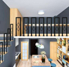 Indoor Black Carbon Steel Railing Designs for Balcony Luxury Stainless Steel Gold Stair Railing