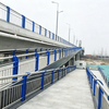 Steel Bridge Guardrail Bollard Hot-Dip Galvanized Powder Coated Traffic Barrier with Diamond Grade Reflective Surface